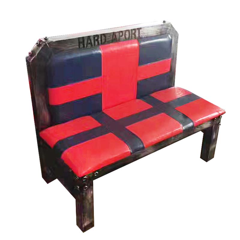 食之秀英伦风十字软包餐椅红色款 烧烤餐椅厂家直销 火锅餐椅定做加工