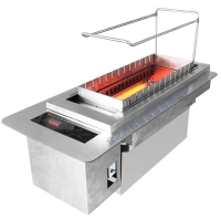 食之秀专利触屏自动电烧烤机 多功能电烤串机 商用全自动翻转烧烤机